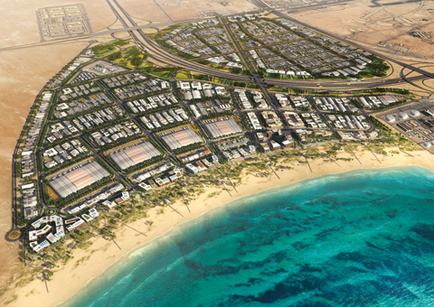 Adjacent to Hamad International Airport (HIA), Ras Bufontas Special Economic Zone is ideally located for companies looking for world-class infrastructure and international connectivity.  (Image Manateq)