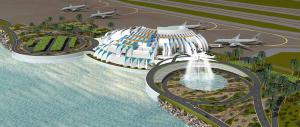 Impression of ministerial and VIP terminal at New Doha International Airport