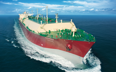 One of the key strengths of Qatargas amongst its regional competitors is the flexibility of LNG delivery options that it can offer its customers, including aboard its Q-Max class carriers. (Image courtesy Nakilat)